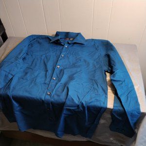 J. Ferrar Slim Stretch Mens Dress Shirt L 16-16 1/2 34-35